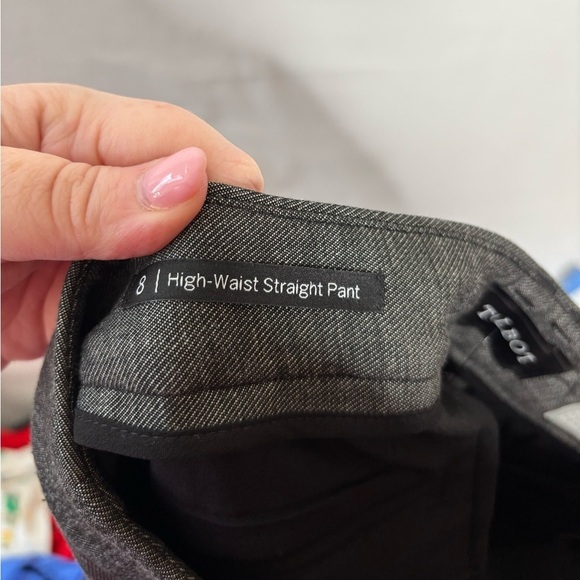 Talbots HIGH-WAIST STRAIGHT-LEG PANT NWT women’s size 8 - Picture 7 of 8